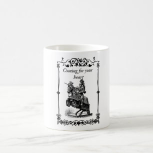 Jousting Knight Kom för ditt hjärta Mugg