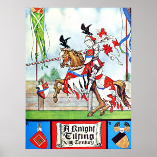 Jousting Knight Poster