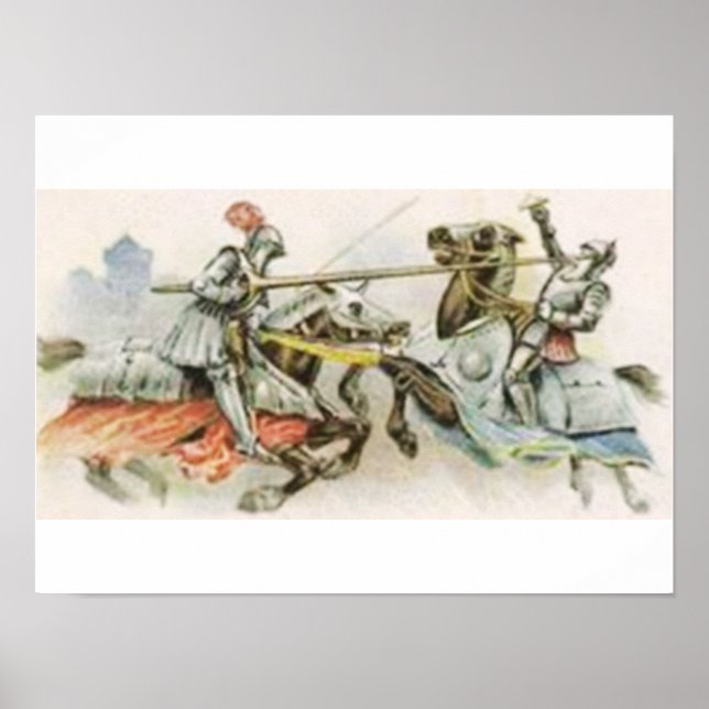 Jousting Tävling Poster (Framsidan)