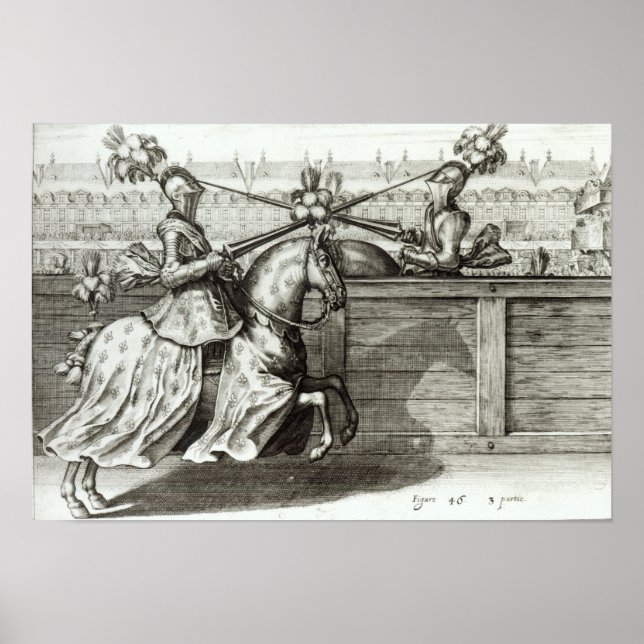 Jousting Tournament i kvadrat Poster (Framsidan)