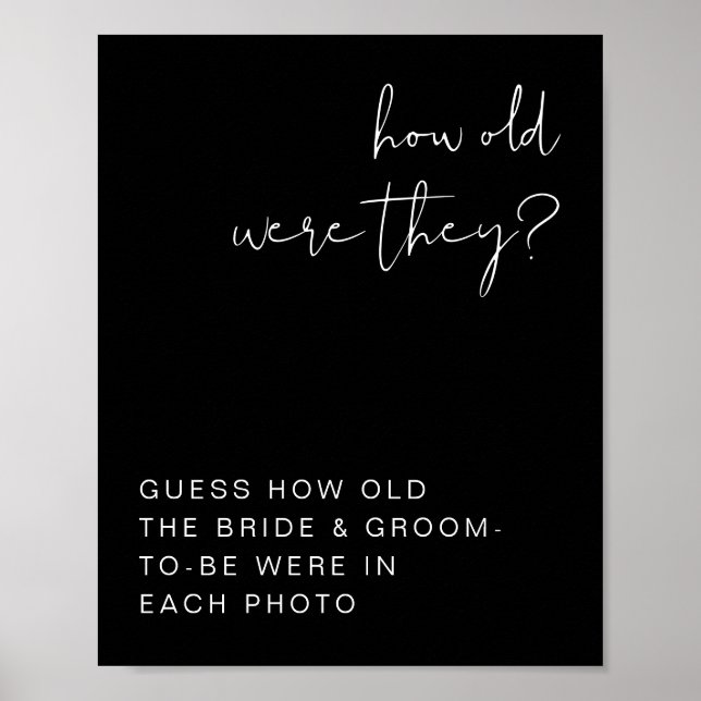 JOVI Edgy Black Modern Hur gamla var de skylt (Framsidan)