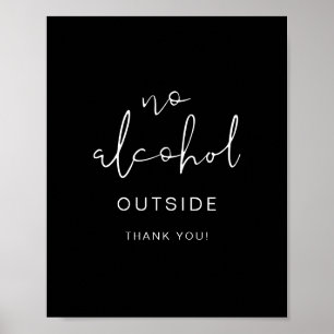 JOVI Edgy Modern Black, ingen alkohol utanför Poster