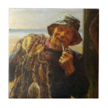 Jovial Fisherman (av Frederick Morgan)