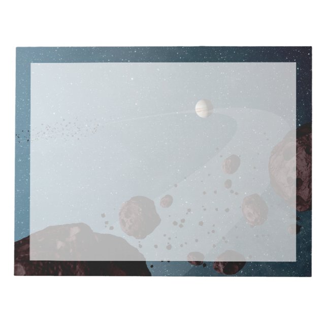Jovian Trojans Asteroids. Anteckningsblock (Framsida)