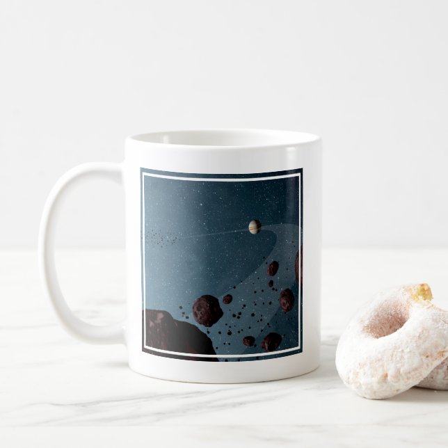 Jovian Trojans Asteroids. Kaffemugg (Med munk)