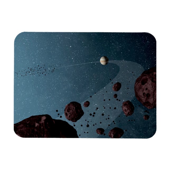 Jovian Trojans Asteroids. Magnet (Horisontell)