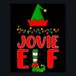 Jovie Elf Matching Family Lighting Christmas  Poster<br><div class="desc">Jovie Elf Matching Family Lighting Christmas</div>