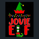 Jovie Elf Matching Family Lighting Christmas  Poster<br><div class="desc">Jovie Elf Matching Family Lighting Christmas</div>