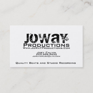 JoWaY produktionvisitkort Visitkort