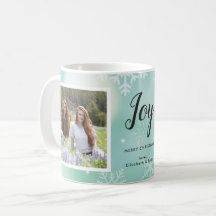 Joy 2 Photo Teal och Snowflake-Helgdag