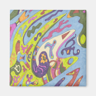 Joy, abstrakt magnet