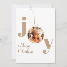 Joy Aestesisk jul - nyårfoto Hälsning Inbjudningar