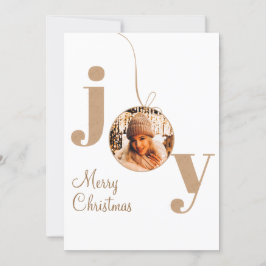 Joy Aestesisk jul - nyårfoto Hälsning Inbjudningar