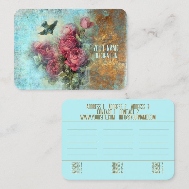 JOY - AFFÄRSKORT (Fram/baksida)