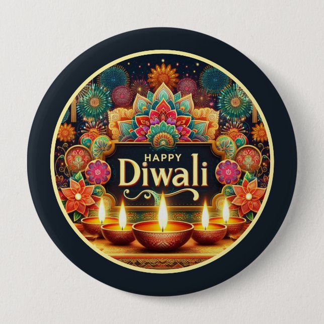 Joy and Tradition Diwali Knapp (Framsida)