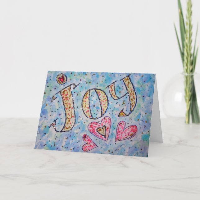 Joy Art Greeting Card Kort (Framsida)