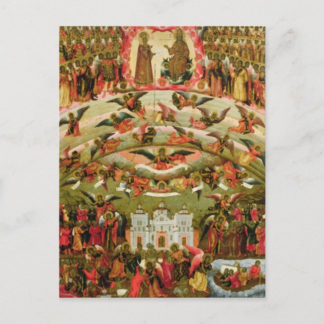 Joy av alla som Sorrow Virgin, 1707 Vykort (Framsida)