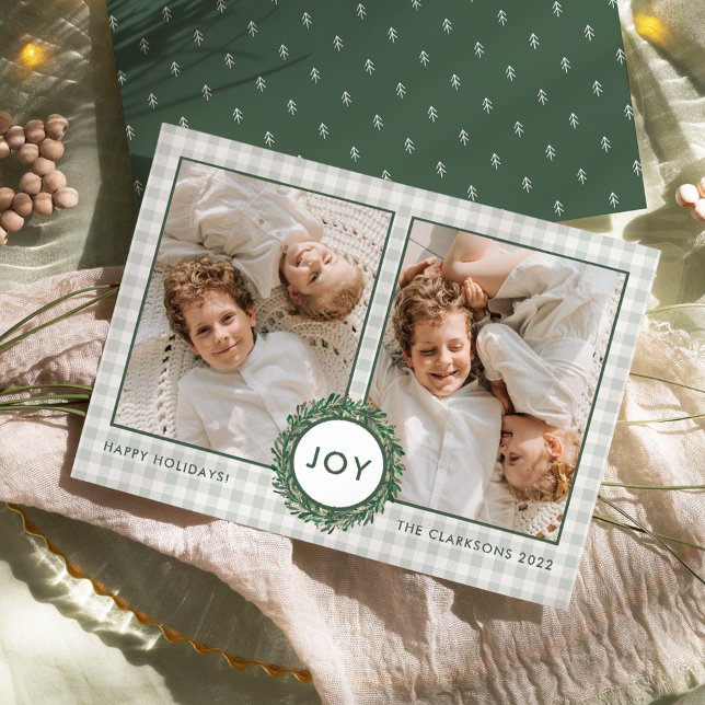 JOY Bildram Holiday Card Julkort (Skapare uppladdad)