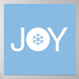 Joy Blue-julen Poster