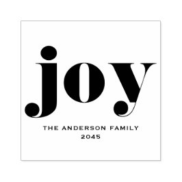JOY Bold Typography Modern jul Stämpel