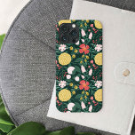 Joy Botanias Blommigt Festive Garden Mönster Rosa<br><div class="desc">Vackert botaniskt blommigt och lövliknande elegant-blommönster. Vår design har våra handdragna blommigtar för giftiga botaniska produkter. Den mäktiga blommigten botaniker skapar ett vackert mönster. Vi har valt en vacker färg-pall med gult,   rosa,  kranbärsröd och djupa grönt löv. Alla illustrationer är handritade originalbilder av Moodtogy Papery.</div>