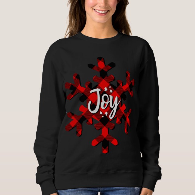 Joy Buffalo Play Snowflake T Shirt (Framsida)