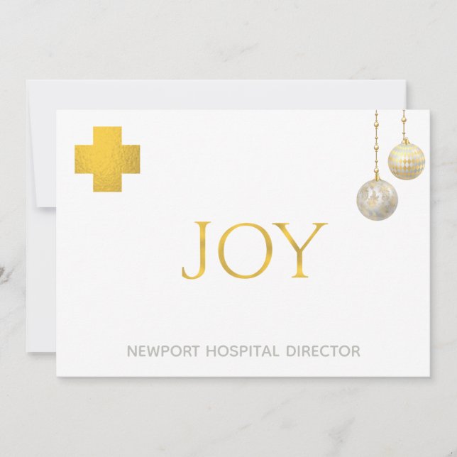*~* JOY Business Medical Helgdag Card (Framsida)