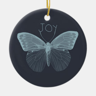Joy Butterfly Julgransprydnad Keramik
