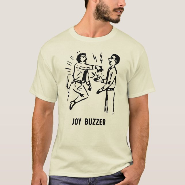 "Joy Buzzer" Tecknad Bok och T-Shirt (Framsida)