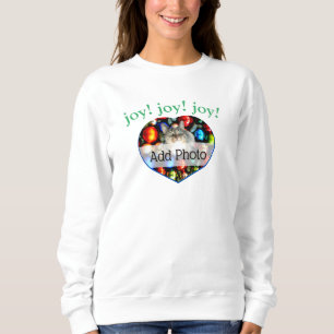 JOY! Cat Pet Photo Heart T Shirt