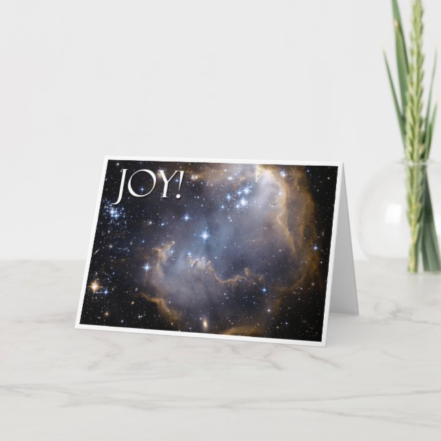Joy! Celestial hälsningskort Kort (Framsida)