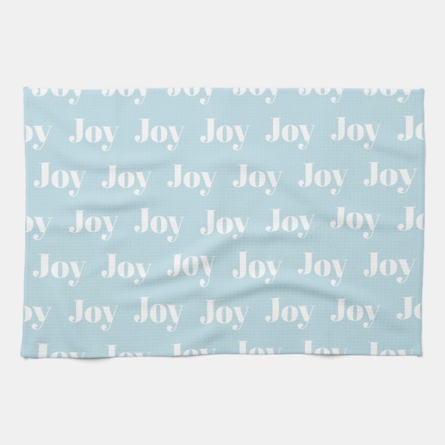 Joy Christmas Kitchen Towels Blue Kökshandduk (Horisontell)