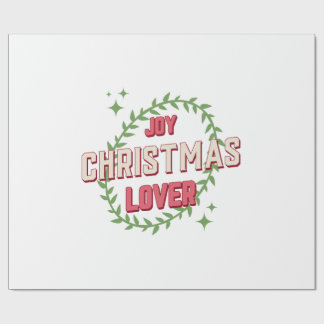 Joy Christmas Lover Presentpapper
