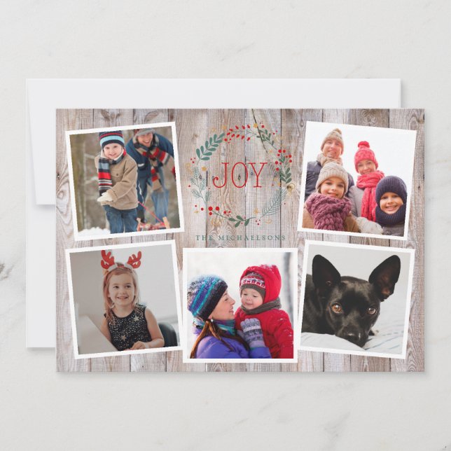 JOY CHRISTMAS Photo Collage (Framsida)