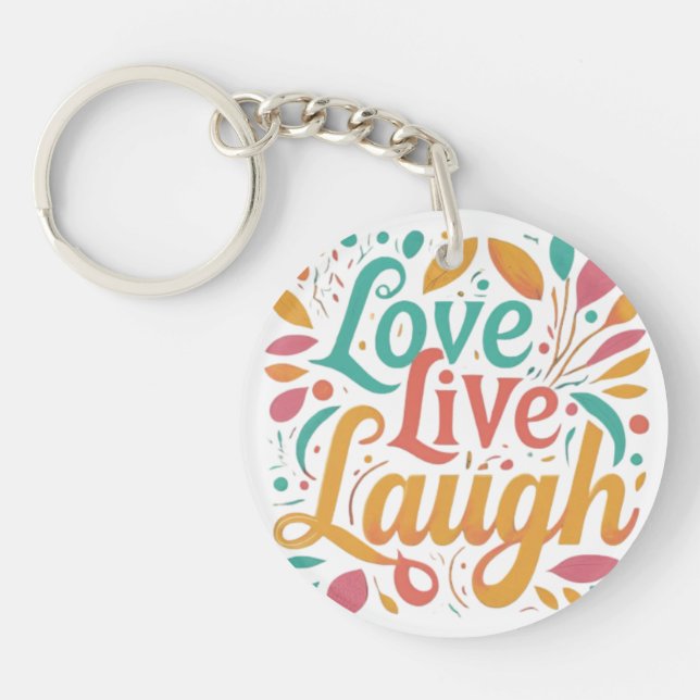 Joy-cirkel: Kärlek, Live, Laugh (Framsidan)