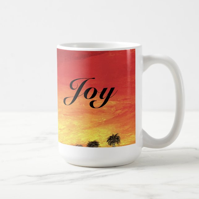 Joy - "Desert Firande" Mugg av All Joy Art (Höger)