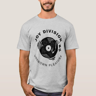 JOY DIVISION OKÄND NJUTNING VINYL T SHIRT