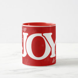 JOY Elegant Röd Jul Mugg
