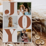 Joy Family Helgdag Collage Photo Cards Julkort<br><div class="desc">Fira säsongen med vårt familjefoto-helgdag-kort - perfekten till att  ett hälsning med din familj och dina vänner i helgdag!</div>