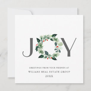 JOY Festiv Julkrans Julhälsning Julkort