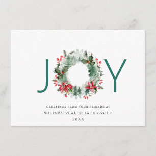 JOY Festiv Julkrans Julhälsning Julkort