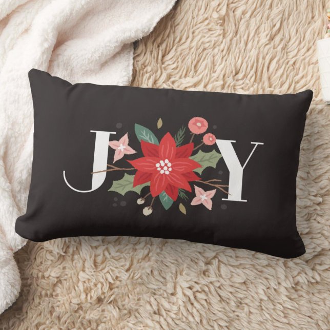 Joy Flourish Blommigt Helgdag Lumbar Pillow - svar Lumbarkudde (Skapare uppladdad)