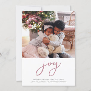 Joy för Photo Säsonhälsningars Julkort