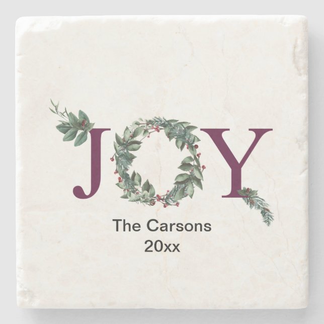 Joy for the holidays ornament  stenunderlägg (Framsidan)