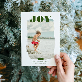 Joy | Fotoöverlägg för Abstrakt Ram Julkort