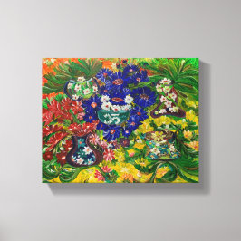 Joy Garden - Om Canvas Painting
