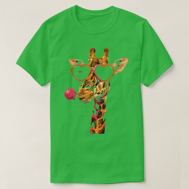 Joy, Giraffe-vägen T Shirt (Design framsida)