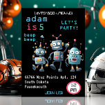 Joy Girl Coola Team Funny Crazy Robot 2:a födelsed Inbjudningar<br><div class="desc">Fira en glad och coola födelsedagskalas med vår "Joy Girl Coola Team Funny Crazy Robot 2:a födelsedagsinbjudan!" Den här lekande designen har roliga och galna robotar och banar väg för ett energiskt och underhållande firande. Oavsett om din lilla kärlek-robot eller du är värd för ett viskigt party utlovar inbjudan en...</div>