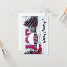Joy Glass Ball Holiday Kollektion Kort