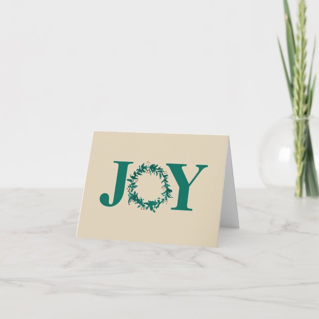 Joy God God-årsjuke med Berries Tack Kort (Framsida)